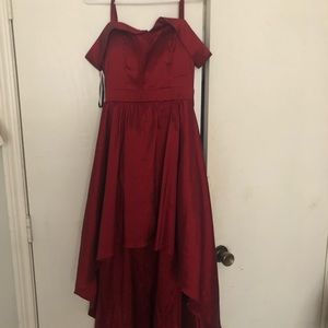 Maroon prom/hoco dress